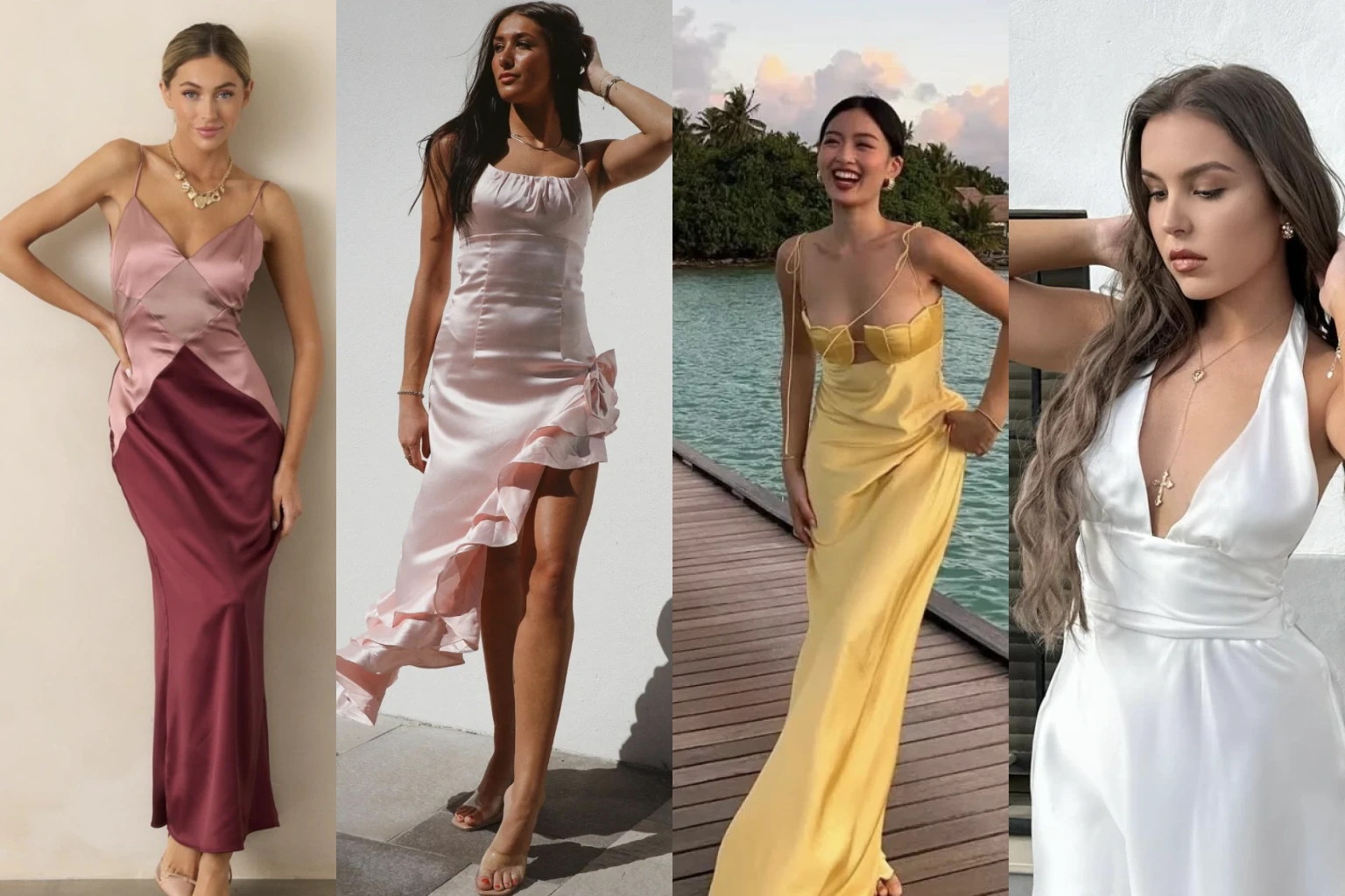 Trendy Satin Dresses For Summer Fun - Featured