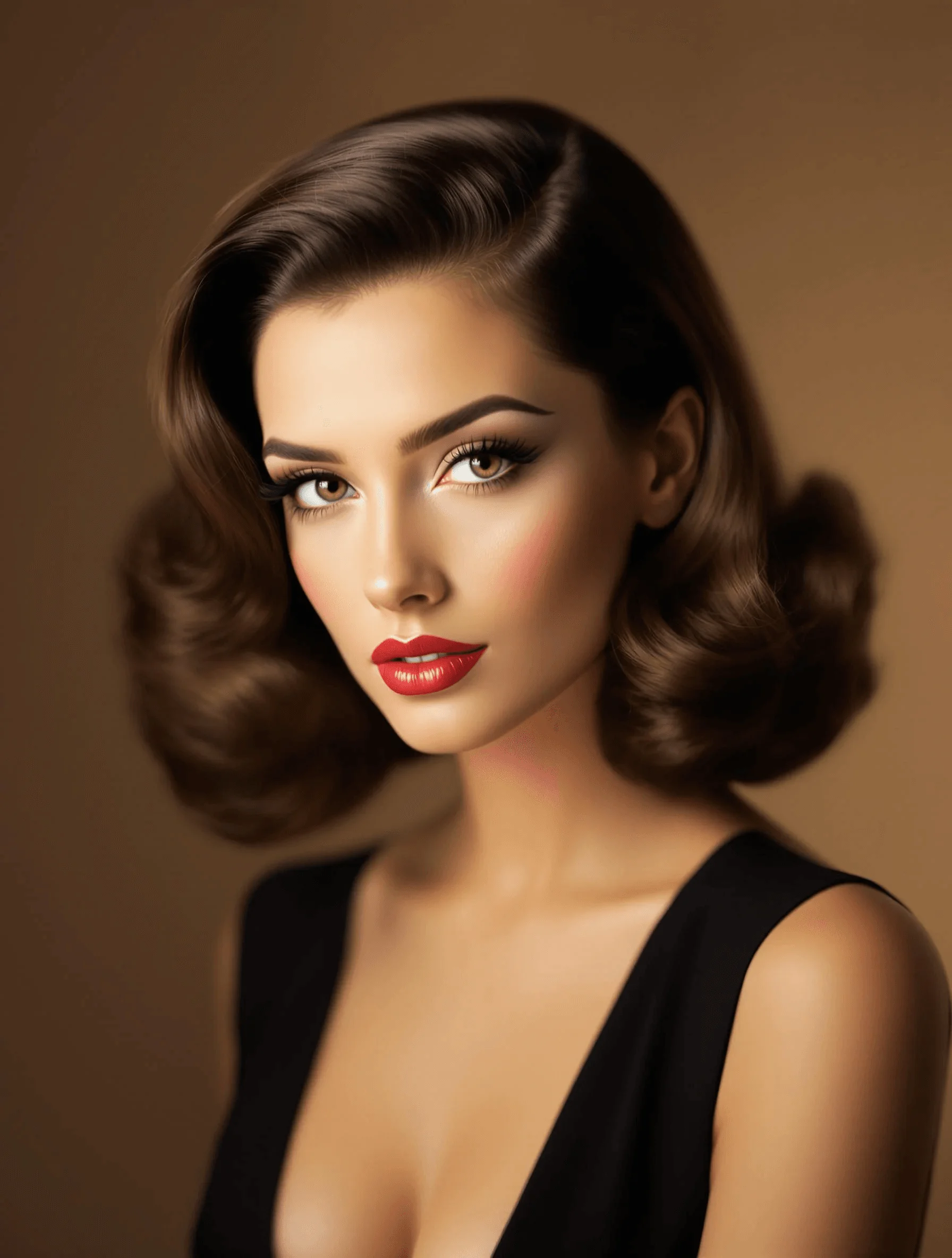 Vintage Glam Waves