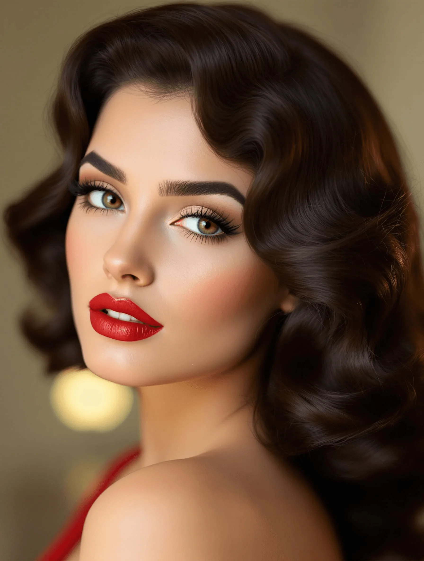 Vintage Hollywood Waves