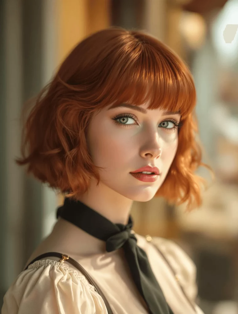 Vintage-Inspired Short Wolf Cut