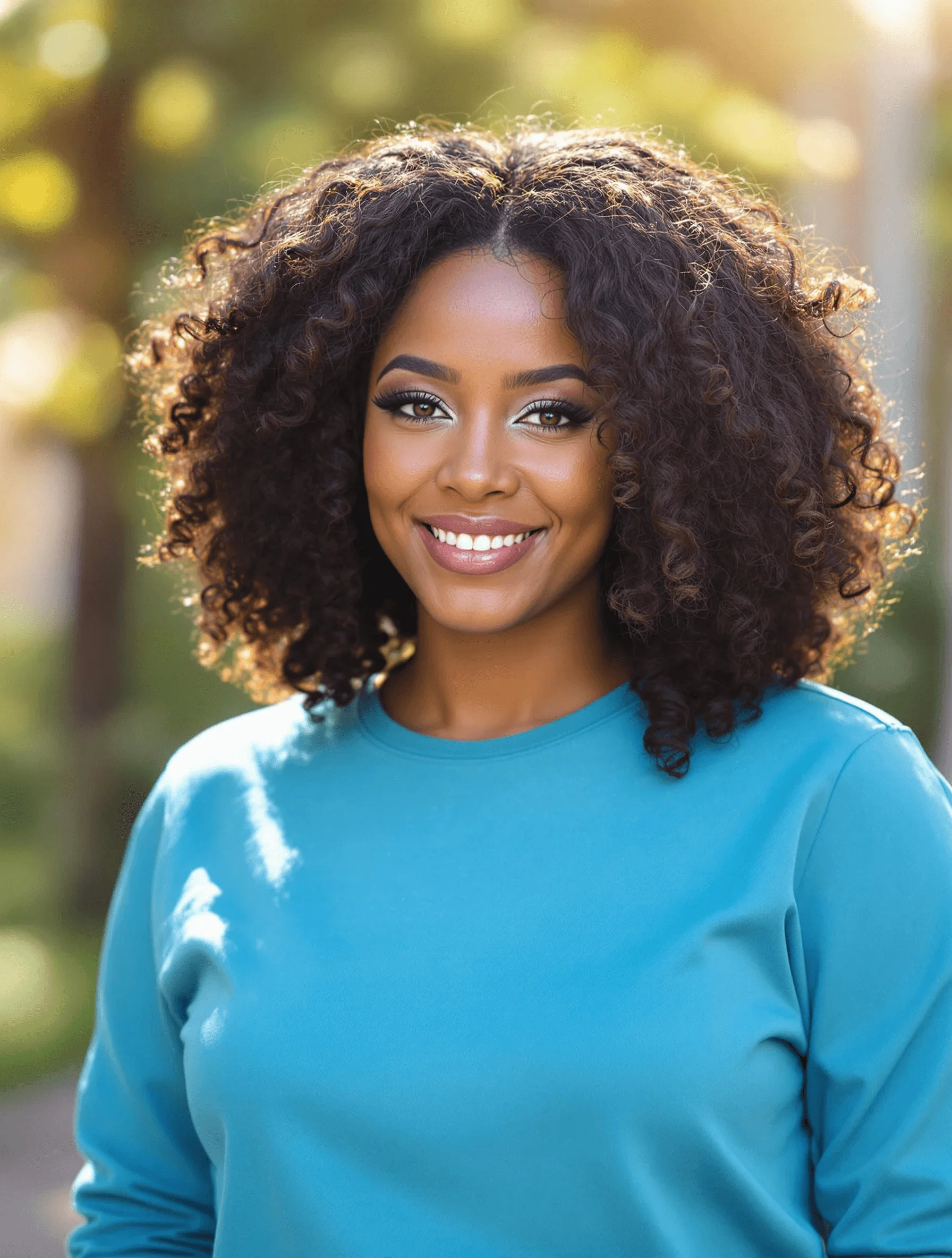 Voluminous Curly Waves