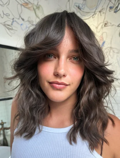 Wolf Cut with Soft Waves