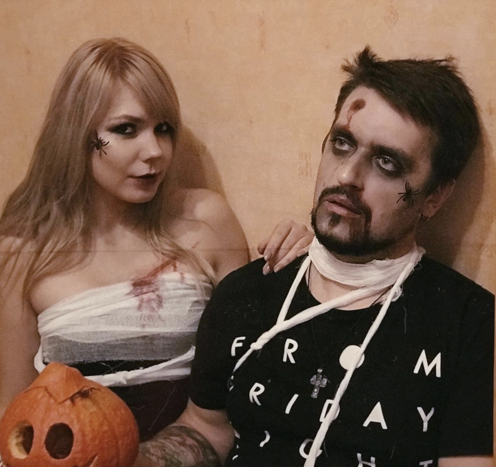 Zombie Bride Dress + Creepy Makeup + Pumpkin Prop